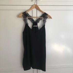 Vici collection lace racer back cami